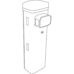 GARD GT4 Barrière GGT40ACS Moteur 24V Avec Encodeur (RALX Personnalisé) CAME