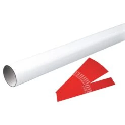 Lisse à Section Tubulaire En Aluminium Peint Blanc Ø 60 Mm L = 3000 Mm CAME