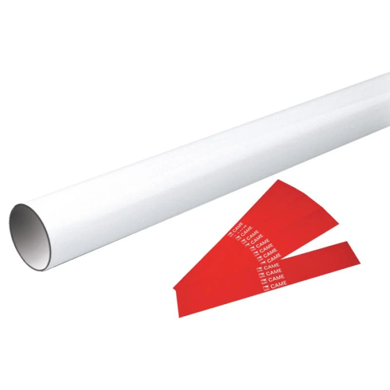 Lisse à Section Tubulaire En Aluminium Peint Blanc Ø 60 Mm L = 3000 Mm CAME 3 Lisse à Section Tubulaire En Aluminium Peint Blanc Ø 60 Mm L = 3000 Mm CAME