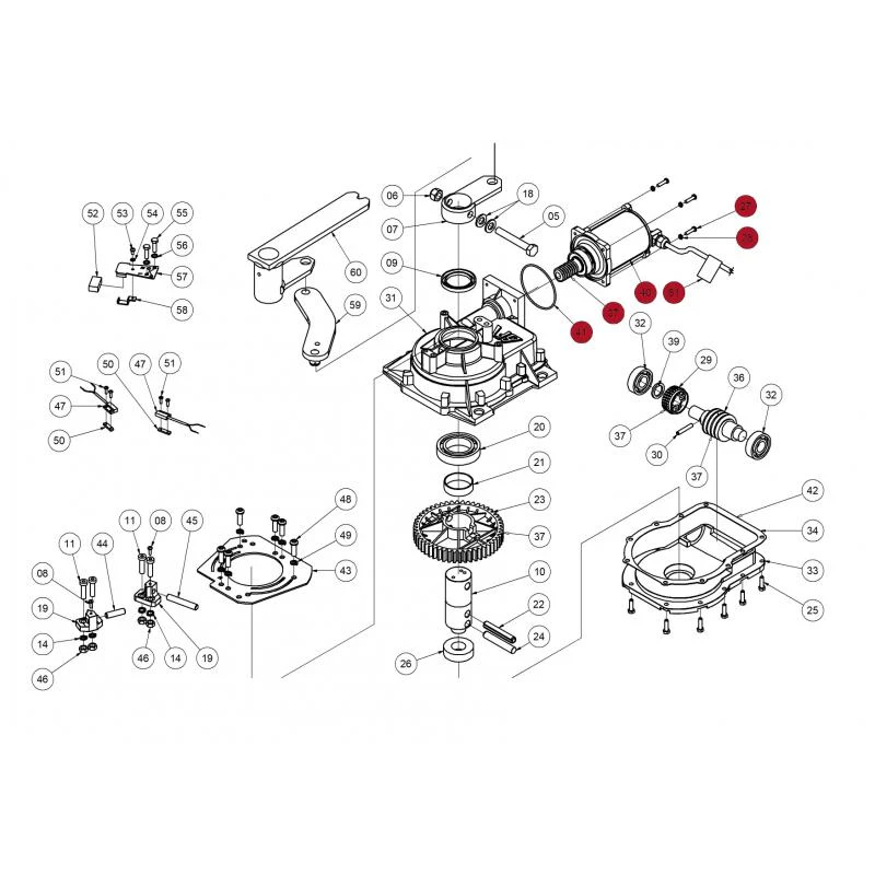 I100023 MOTEUR ELECTRIQUE POUR ELI 250 BT 24V BFT 4 I100023 MOTEUR ELECTRIQUE POUR ELI 250 BT 24V BFT – Image 2