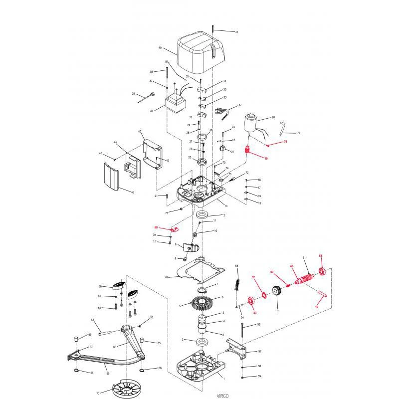 I104306 KIT REDUCTION POUR VIRGO BFT 3 I104306 KIT REDUCTION POUR VIRGO BFT