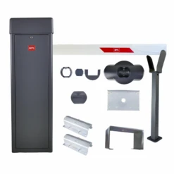 KIT GIOTTO 60S BT A U RAL 7015 Barrière Complète 5m Lisse Rectangulaire BFT 24V