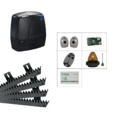 KIT MERCURY 400 Motorisation Portail Coulissant Avec Fin De Course Mécanique SEA 24V