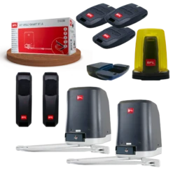 Kit VIRGO SMART BT A20 Automatisme Portail 2 Battants BFT 24 V + ACCESSOIRES SUPPLEMENTAIRES