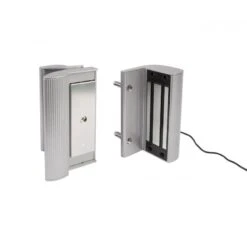 MAG-3000-ZILV Ventouse électromagnétique En Applique Avec Poignées Pour Portails Battants LOCINOX