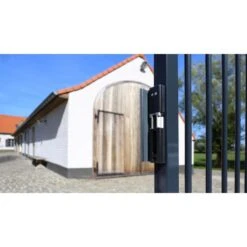 MODULEC-SA-6005-E Gâche électrique à émission En Applique RAL 6005 LOCINOX -BFT Soldes Magasin modulec sa on anthracite gate by farm 1920x1080px 800x800