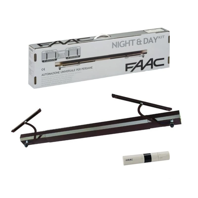 KIT NIGHT & DAY 2 SENSO RADIO MARRON POUR VOLETS BATTANTS FAAC 3 KIT NIGHT & DAY 2 SENSO RADIO MARRON POUR VOLETS BATTANTS FAAC