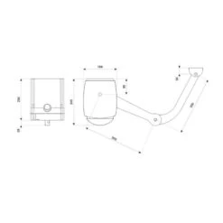 KMB24 Kit De Motorisation Pour Portail à 2 Battants BENINCA -BFT Soldes Magasin schema technique mb 800x800