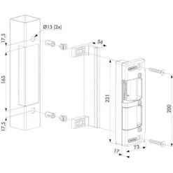 SE-R Gâche électrique à Rupture Pour Serrures En Applique LOCINOX -BFT Soldes Magasin se.e se 800x800