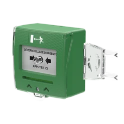 SHOKV2 Déclencheur Manuel Vert 2 Contacts + Capot SEWOSY 9 SHOKV2 Déclencheur Manuel Vert 2 Contacts + Capot SEWOSY -BFT Soldes Magasin shokv2 pifra3 800x800