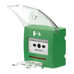 SHOKV2 Déclencheur Manuel Vert 2 Contacts + Capot SEWOSY 10 SHOKV2 Déclencheur Manuel Vert 2 Contacts + Capot SEWOSY -BFT Soldes Magasin shokv2 pifra4 800x800