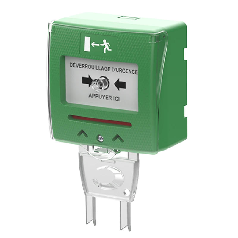 SHOKV2 Déclencheur Manuel Vert 2 Contacts + Capot SEWOSY 7 SHOKV2 Déclencheur Manuel Vert 2 Contacts + Capot SEWOSY – Image 5