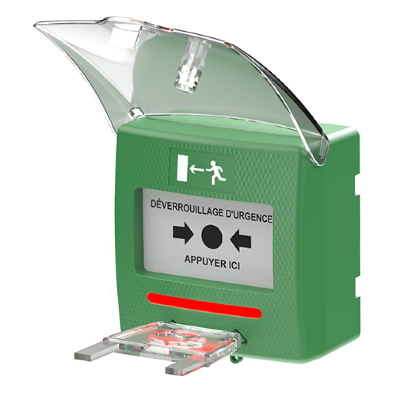 SHOKV3 Déclencheur Manuel Vert 2 Contacts + Buzzer Et Led + Capot SEWOSY 5 SHOKV3 Déclencheur Manuel Vert 2 Contacts + Buzzer Et Led + Capot SEWOSY – Image 3