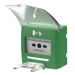 SHOKV4 Déclencheur Manuel Vert 2 Contacts + Détection D'ouverture Du Capot SEWOSY 11 SHOKV4 Déclencheur Manuel Vert 2 Contacts + Détection D'ouverture Du Capot SEWOSY -BFT Soldes Magasin shokv4 pifra2 800x800