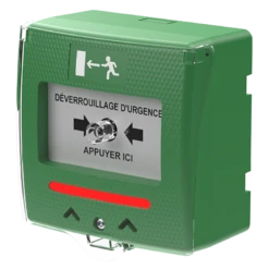 SHOKV4 Déclencheur Manuel Vert 2 Contacts + Détection D'ouverture Du Capot SEWOSY 12 SHOKV4 Déclencheur Manuel Vert 2 Contacts + Détection D'ouverture Du Capot SEWOSY -BFT Soldes Magasin shokv4 pifra3 800x800