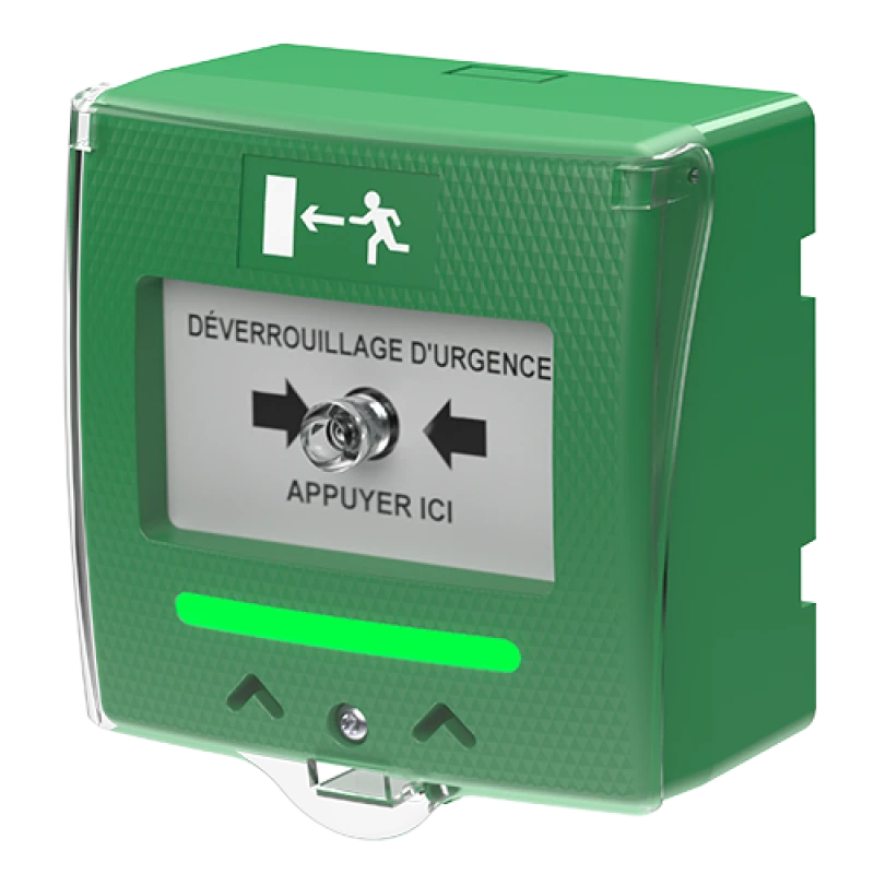 SHOKV4 Déclencheur Manuel Vert 2 Contacts + Détection D'ouverture Du Capot SEWOSY 6 SHOKV4 Déclencheur Manuel Vert 2 Contacts + Détection D'ouverture Du Capot SEWOSY – Image 4