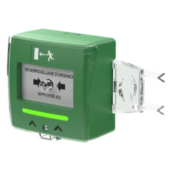 SHOKV4 Déclencheur Manuel Vert 2 Contacts + Détection D'ouverture Du Capot SEWOSY 14 SHOKV4 Déclencheur Manuel Vert 2 Contacts + Détection D'ouverture Du Capot SEWOSY -BFT Soldes Magasin shokv4 pifra5 800x800