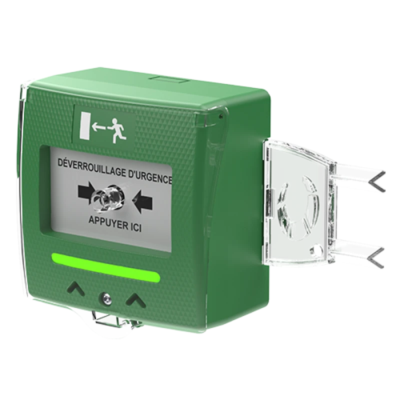 SHOKV4 Déclencheur Manuel Vert 2 Contacts + Détection D'ouverture Du Capot SEWOSY 7 SHOKV4 Déclencheur Manuel Vert 2 Contacts + Détection D'ouverture Du Capot SEWOSY – Image 5