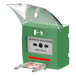 SHOKV4 Déclencheur Manuel Vert 2 Contacts + Détection D'ouverture Du Capot SEWOSY 15 SHOKV4 Déclencheur Manuel Vert 2 Contacts + Détection D'ouverture Du Capot SEWOSY -BFT Soldes Magasin shokv4 pifra6 800x800