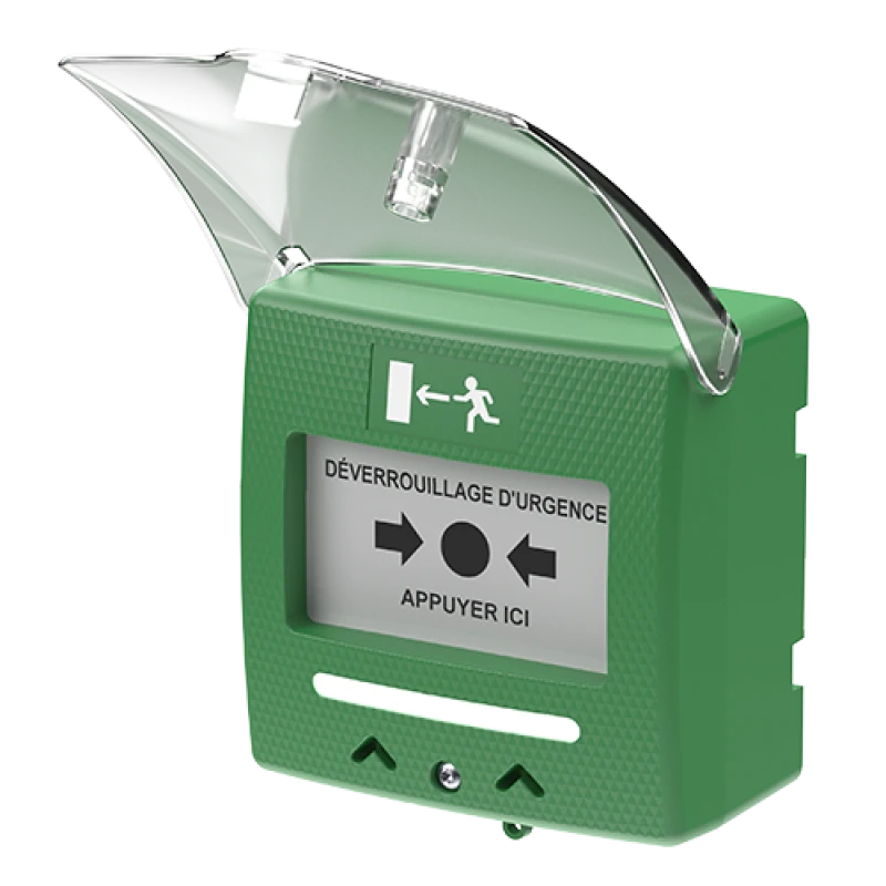 SHOKV4 Déclencheur Manuel Vert 2 Contacts + Détection D'ouverture Du Capot SEWOSY 3 SHOKV4 Déclencheur Manuel Vert 2 Contacts + Détection D'ouverture Du Capot SEWOSY