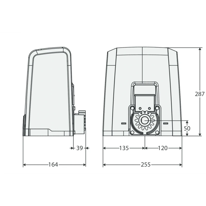 Kit DEIMOS BT ULTRA A400 Motorisation Coulissant BFT + 1 Télécommande 4 Kit DEIMOS BT ULTRA A400 Motorisation Coulissant BFT + 1 Télécommande – Image 2